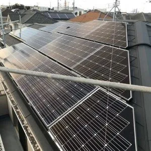 千葉県船橋市Y様邸 長州産業太陽光発電モジュールです